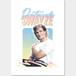 Patrick Swayze ∆ 90s Styled Retro Fan Design Posters and Art